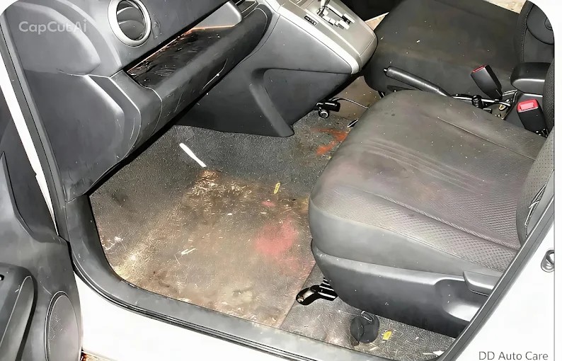 Car before detailing